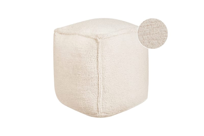 Siddeskammel Alipur Beige - Beige - Møbler - Stole & lænestole - Taburet & skammel - Ottoman