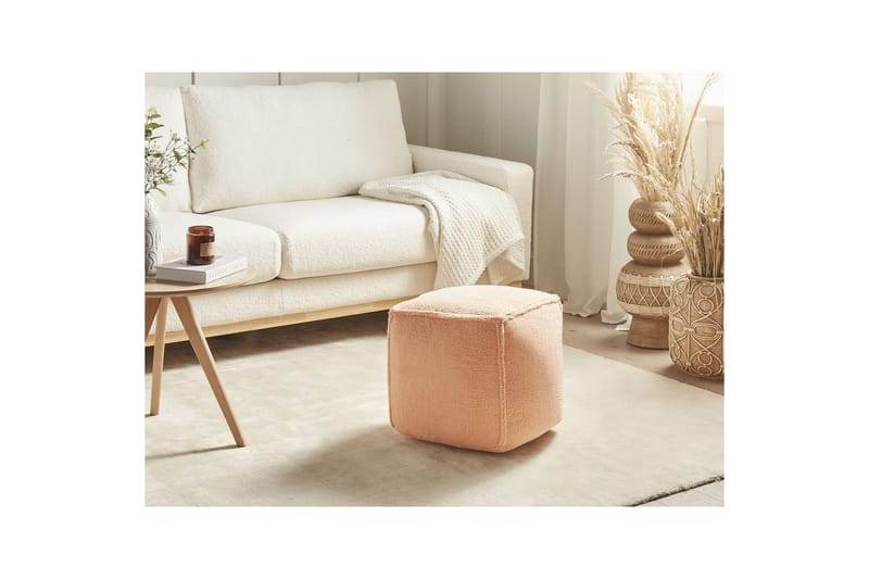 Siddeskammel Alipur Orange - Orange - Møbler - Stole & lænestole - Taburet & skammel - Ottoman