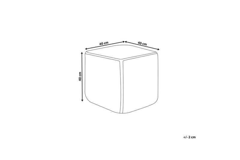 Siddeskammel Alipur Violet - Violet - Møbler - Stole & lænestole - Taburet & skammel - Ottoman