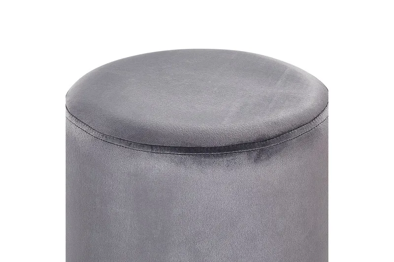 Siddeskammel Brigitte Grå/Sølv - Grå/Sølv - Møbler - Stole & lænestole - Taburet & skammel - Ottoman