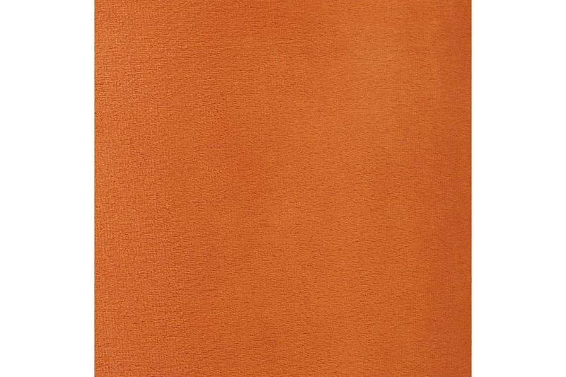 Siddeskammel Sophia Orange/guld - Orange/guld - Møbler - Stole & lænestole - Taburet & skammel - Ottoman