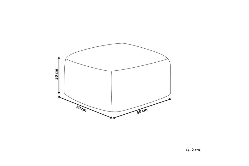 Siddeskammel Tukki Beige - Beige - Møbler - Stole & lænestole - Taburet & skammel - Ottoman