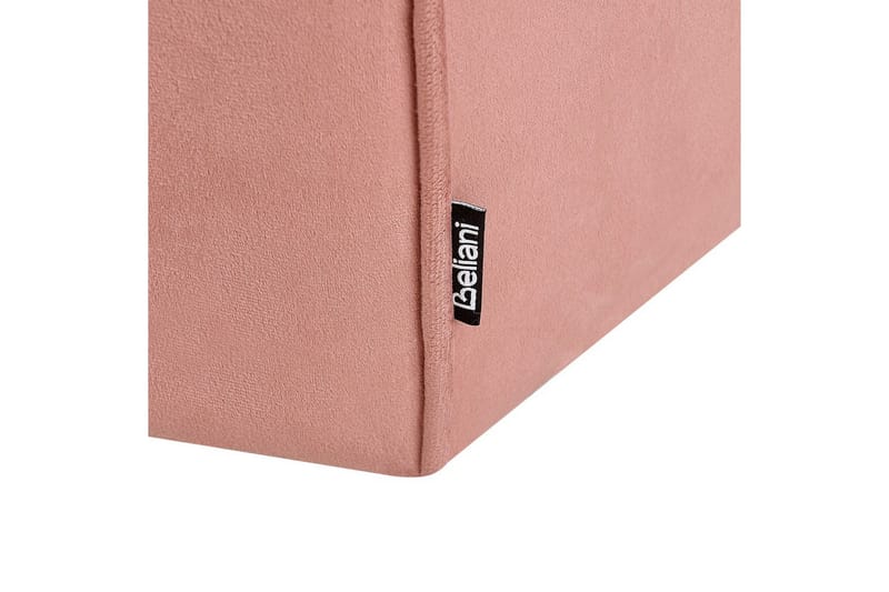 Siddeskammel Wishek Rosa - Rosa - Møbler - Stole & lænestole - Taburet & skammel - Ottoman