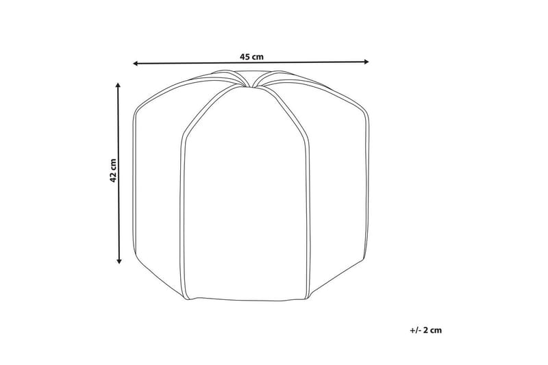 Siddeskammel Wishek Violet - Violet - Møbler - Stole & lænestole - Taburet & skammel - Ottoman