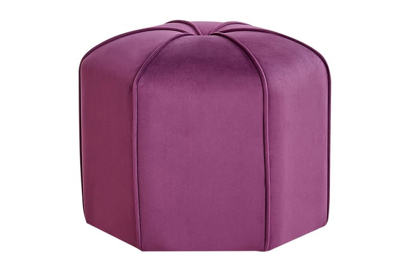 Siddeskammel Wishek Violet - Violet - Møbler - Stole & lænestole - Taburet & skammel - Ottoman