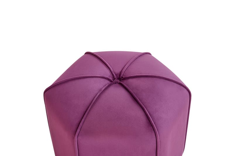 Siddeskammel Wishek Violet - Violet - Møbler - Stole & lænestole - Taburet & skammel - Ottoman