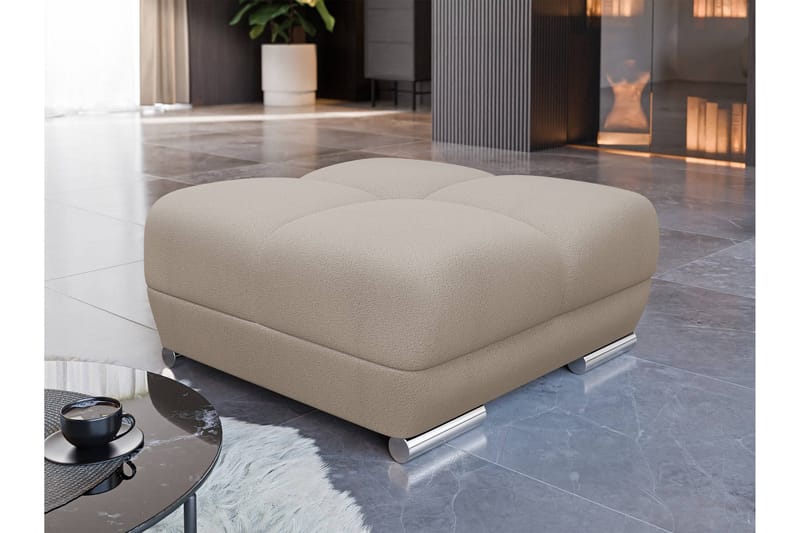 Simerly Fodskammel 90 cm - Beige - Møbler - Stole & lænestole - Taburet & skammel - Puf