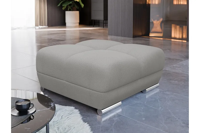 Simerly Fodskammel 90 cm - Grå - Møbler - Stole & lænestole - Taburet & skammel - Puf