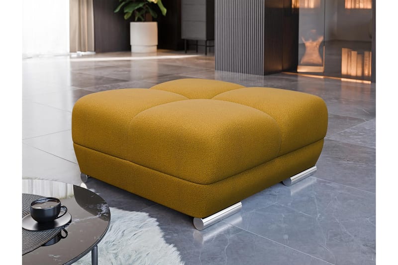 Simerly Fodskammel 90 cm - Gul - Møbler - Stole & lænestole - Taburet & skammel - Puf