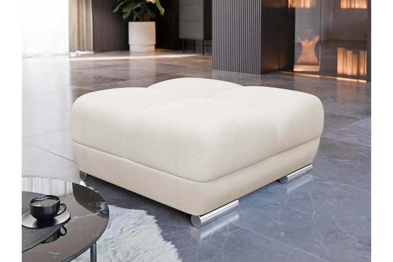 Simerly Fodskammel 90 cm - Lysegrå - Møbler - Stole & lænestole - Taburet & skammel - Puf