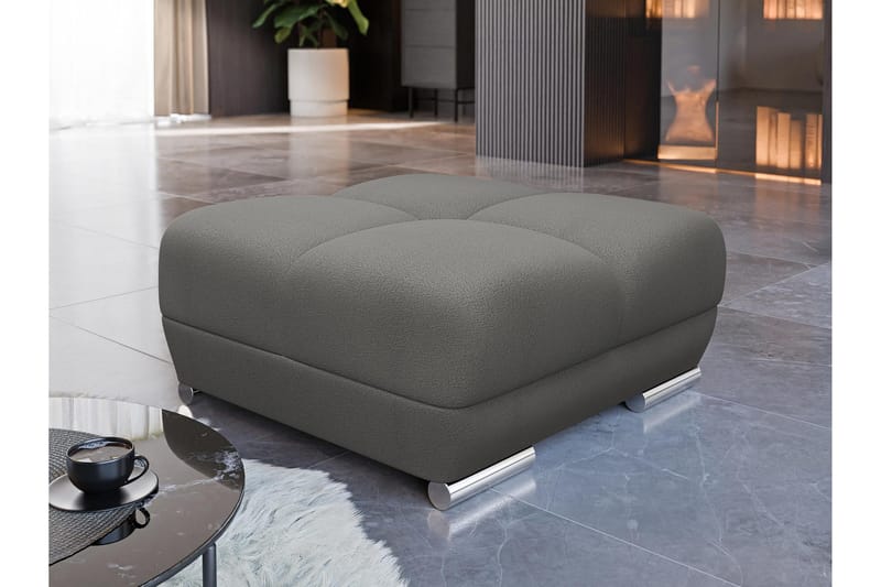 Simerly Fodskammel 90 cm - Mørkegrå - Møbler - Stole & lænestole - Taburet & skammel - Puf