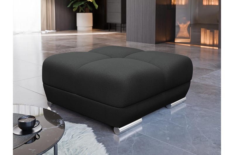Simerly Fodskammel 90 cm - Sort - Møbler - Stole & lænestole - Taburet & skammel - Puf