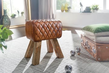 Sittpall Wohnling Brun - Møbler - Stole & lænestole - Taburet & skammel - Puf