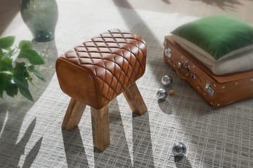Sittpall Wohnling Brun - Møbler - Stole & lænestole - Taburet & skammel - Puf