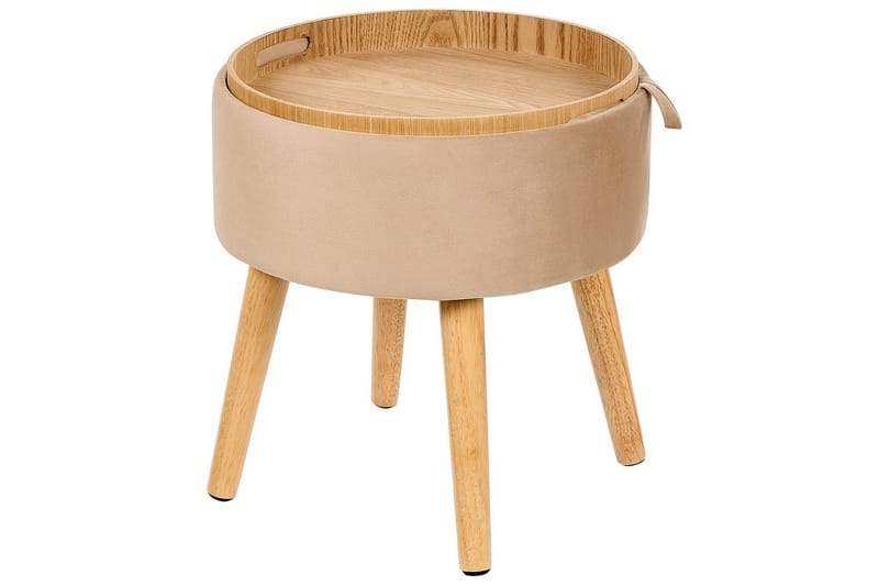 Skammel Neely Beige - Beige - Møbler - Stole & lænestole - Taburet & skammel - Puf