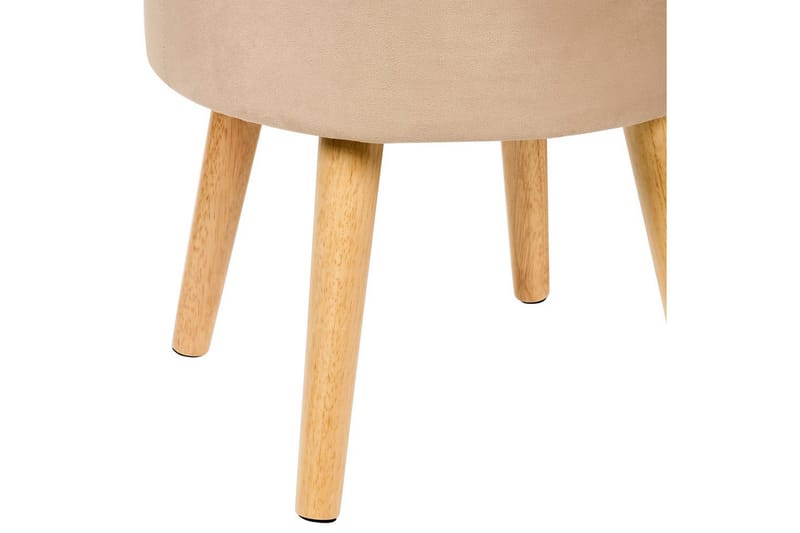 Skammel Neely Beige - Beige - Møbler - Stole & lænestole - Taburet & skammel - Puf