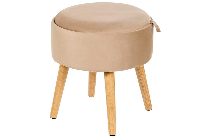 Skammel Neely Beige - Beige - Møbler - Stole & lænestole - Taburet & skammel - Puf