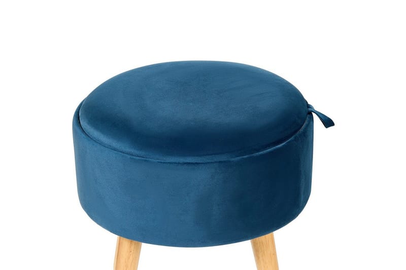 Skammel Neely Blå - Blå - Møbler - Stole & lænestole - Taburet & skammel - Puf