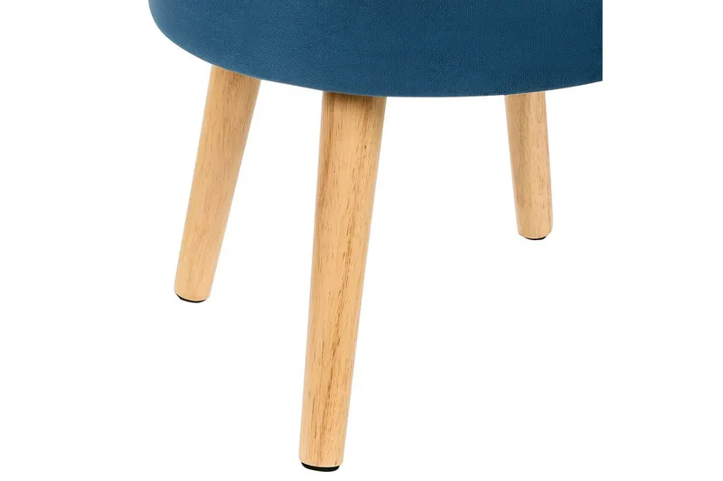 Skammel Neely Blå - Blå - Møbler - Stole & lænestole - Taburet & skammel - Puf