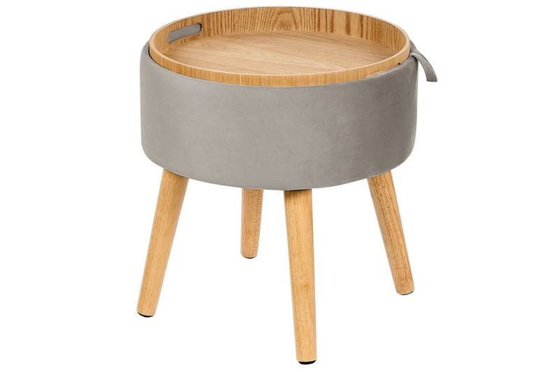 Skammel Neely Grå - Grå - Møbler - Stole & lænestole - Taburet & skammel - Puf
