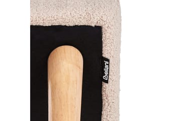 Skammel Takoma Beige/lyst træ - Beige/lyst træ - Møbler - Stole & lænestole - Taburet & skammel - Puf