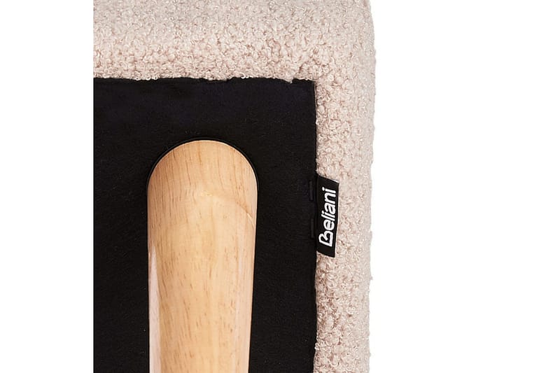 Skammel Takoma Beige/lyst træ - Beige/lyst træ - Møbler - Stole & lænestole - Taburet & skammel - Puf