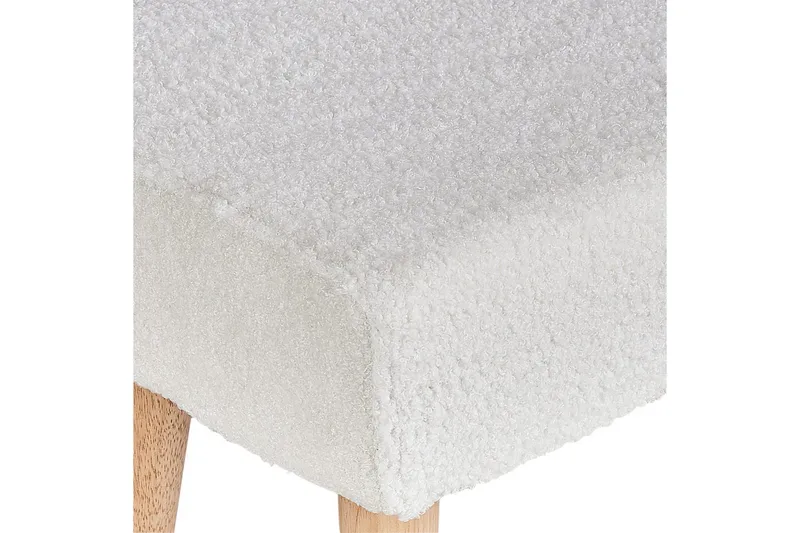 Skammel Takoma Hvid/lyst træ - Hvid/lyst træ - Møbler - Stole & lænestole - Taburet & skammel - Puf