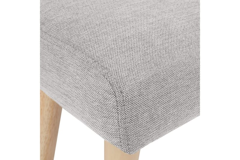 Skammel Takoma II Grå/lyst træ - Grå/lyst træ - Møbler - Stole & lænestole - Taburet & skammel - Puf