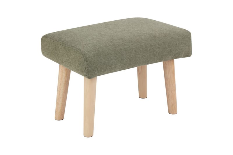Skammel Takoma II Grønt/lyst træ - Grønt/lyst træ - Møbler - Stole & lænestole - Taburet & skammel - Puf