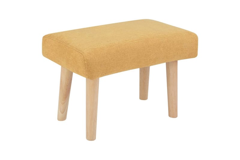 Skammel Takoma II Gul/lyst træ, Gul/lyst træ