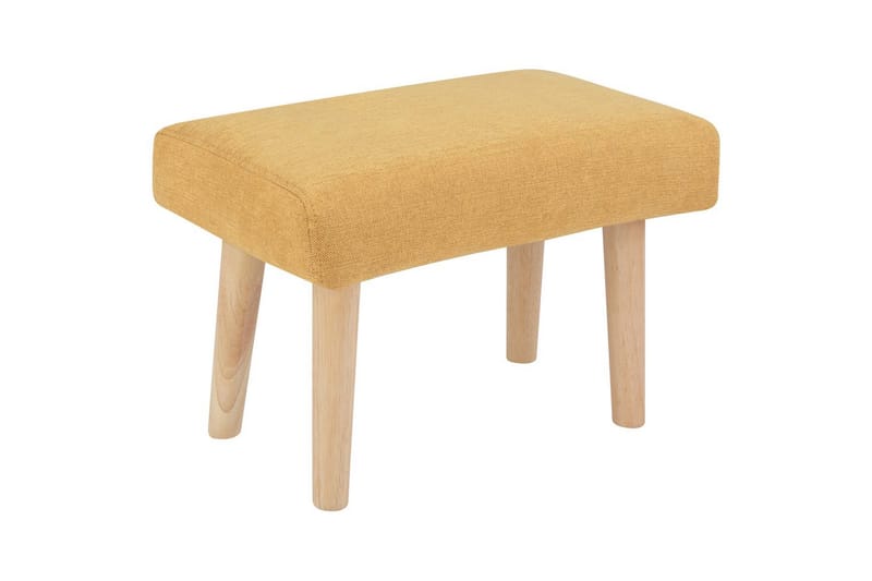 Skammel Takoma II Gul/lyst træ - Gul/lyst træ - Møbler - Stole & lænestole - Taburet & skammel - Puf