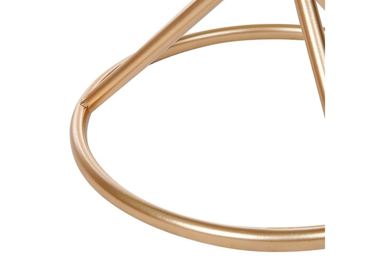 Skammel Presho Grå/guld - Grå/guld - Møbler - Stole & lænestole - Taburet & skammel - Puf