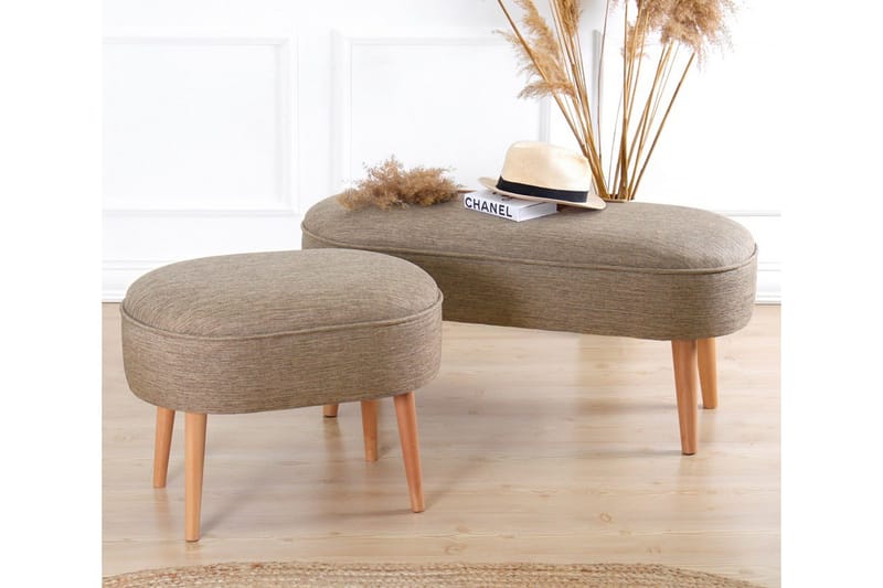 Sparks Siddepuf 63 cm - Brun - Møbler - Stole & lænestole - Taburet & skammel - Ottoman