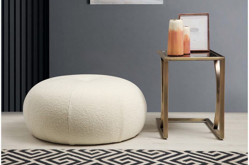 Springhill Siddepuf 55 cm - Hvid - Møbler - Stole & lænestole - Taburet & skammel - Ottoman