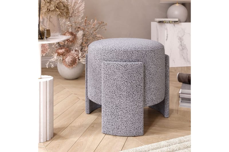 Sufian Sækkestol Outdoor 39 cm - Taupe - Møbler - Stole & lænestole - Taburet & skammel - Ottoman