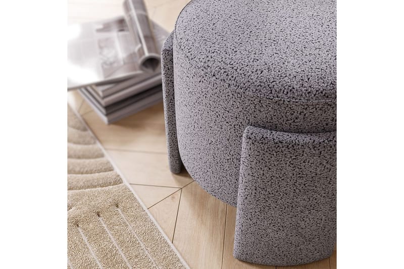 Sufian Sækkestol Outdoor 39 cm - Taupe - Møbler - Stole & lænestole - Taburet & skammel - Ottoman