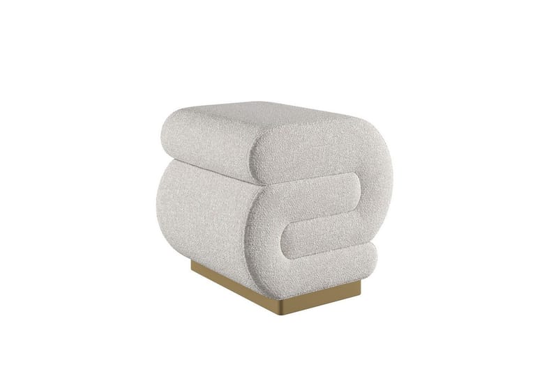 Sufian Sækkestol Outdoor 42 cm - Cremevhid - Møbler - Stole & lænestole - Taburet & skammel - Ottoman