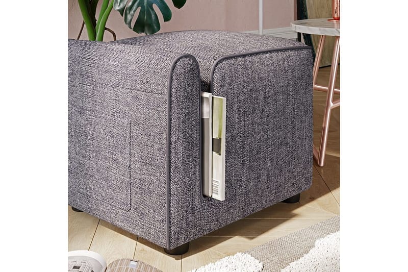 Sufian Sækkestol Outdoor 42 cm - Grå - Møbler - Stole & lænestole - Taburet & skammel - Ottoman