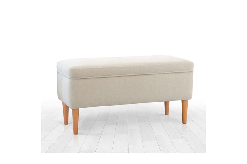 Sufian Sækkestol Outdoor 43 cm - Cremevhid - Møbler - Stole & lænestole - Taburet & skammel - Ottoman