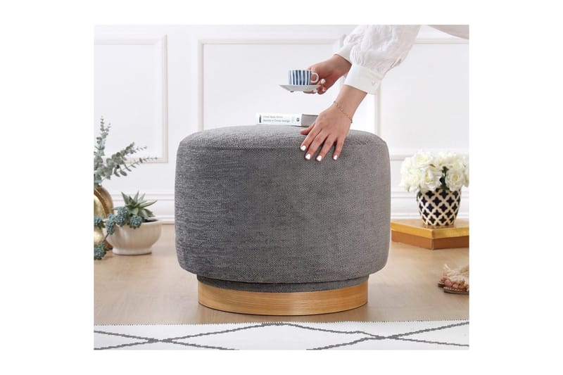 Sufian Sækkestol Outdoor 55 cm - Antracit - Møbler - Stole & lænestole - Taburet & skammel - Ottoman