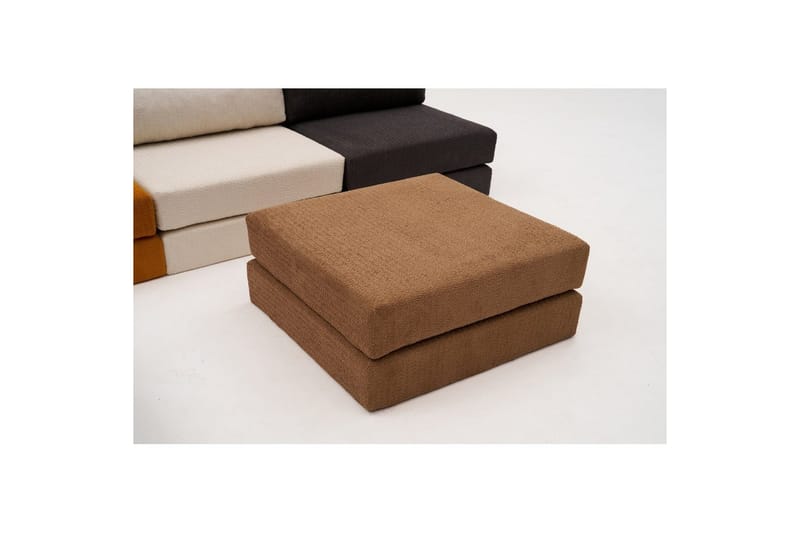 Sufian Sækkestol Outdoor 95 cm - Brun - Møbler - Stole & lænestole - Taburet & skammel - Ottoman