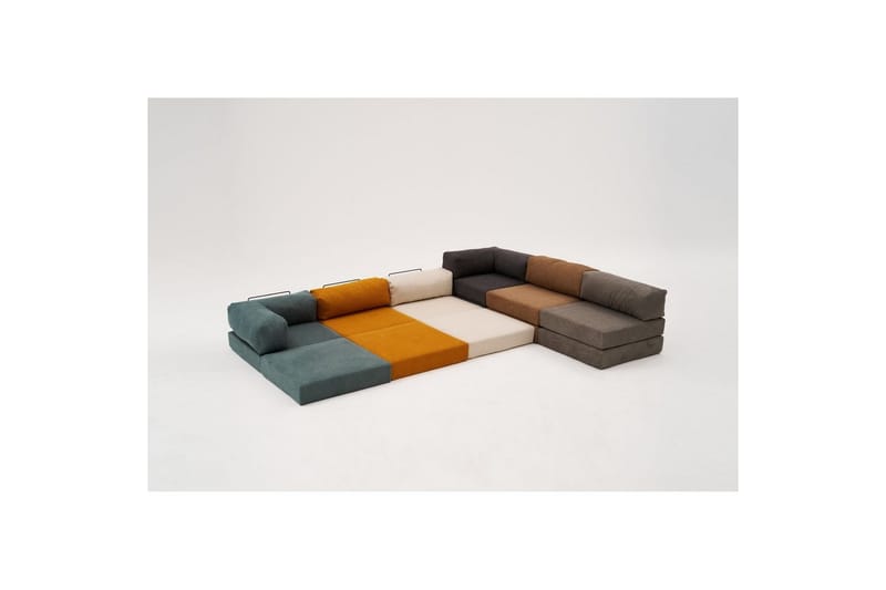 Sufian Sækkestol Outdoor 95 cm - Orange - Møbler - Stole & lænestole - Taburet & skammel - Ottoman