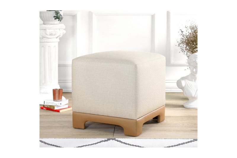 Sufian sækkestol udendørs 50 cm - Beige/Cremevhid - Møbler - Stole & lænestole - Taburet & skammel - Ottoman