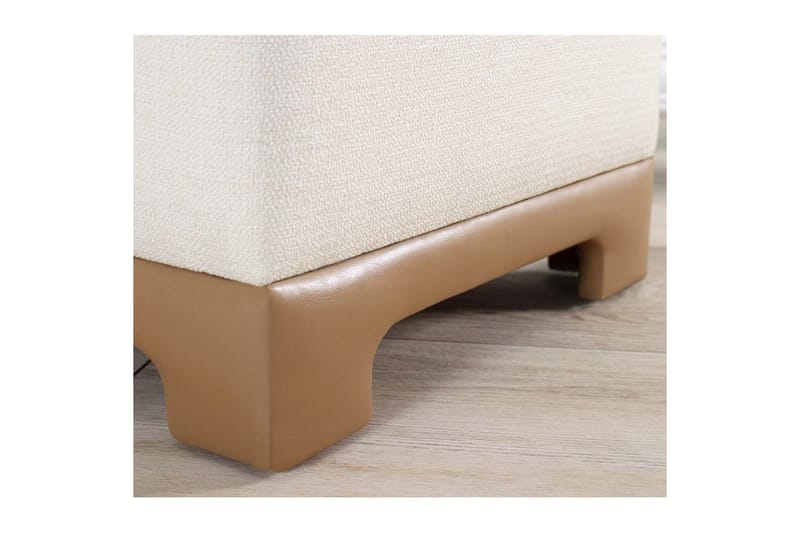Sufian sækkestol udendørs 50 cm - Beige/Cremevhid - Møbler - Stole & lænestole - Taburet & skammel - Ottoman