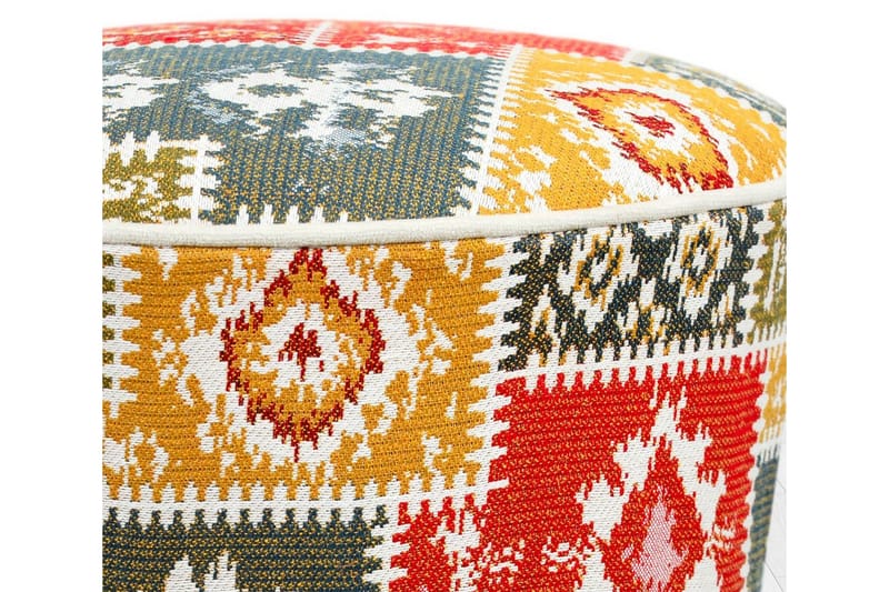 Sweetwater Siddepuf 42 cm - Beige/Rød - Møbler - Stole & lænestole - Taburet & skammel - Ottoman