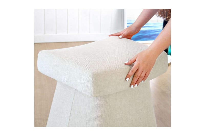 Thyrosin Sækkestol Utomhus 38 cm - Creme - Møbler - Stole & lænestole - Taburet & skammel - Ottoman