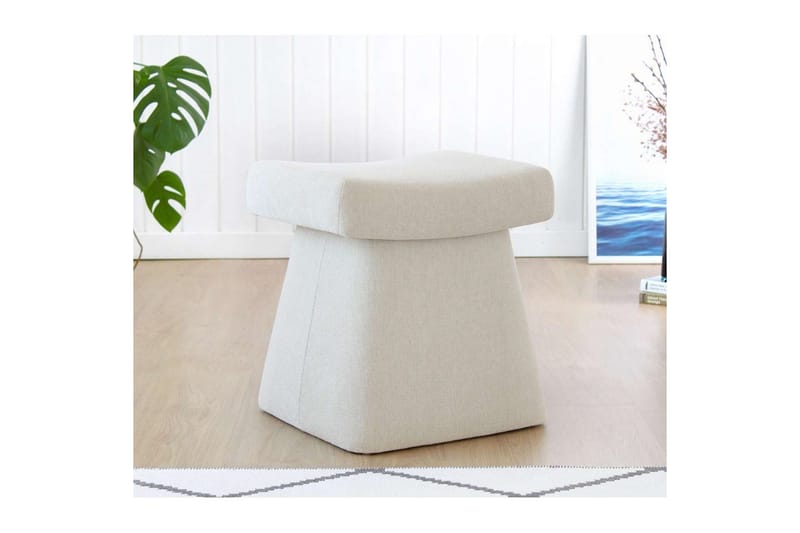 Thyrosin Sækkestol Utomhus 38 cm - Creme - Møbler - Stole & lænestole - Taburet & skammel - Ottoman
