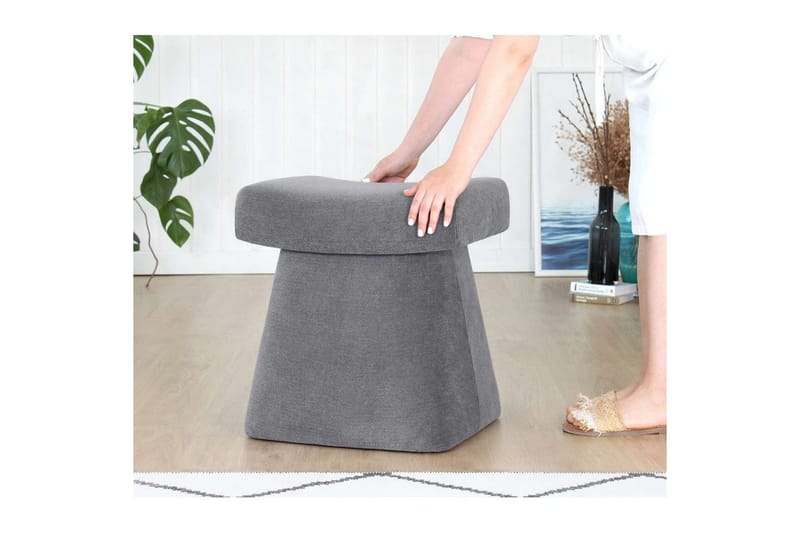 Thyrosin Sækkestol Utomhus 38 cm - Grå - Møbler - Stole & lænestole - Taburet & skammel - Ottoman