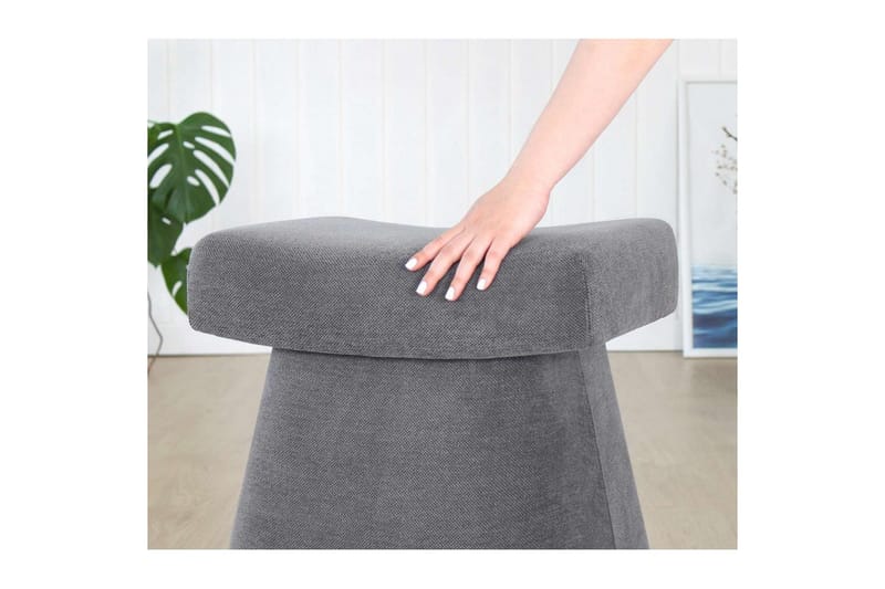 Thyrosin Sækkestol Utomhus 38 cm - Grå - Møbler - Stole & lænestole - Taburet & skammel - Ottoman