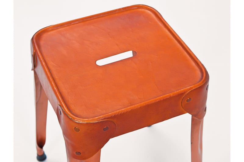 Torquilla Skammel 4-Pak - Kobber/Læder - Møbler - Stole & lænestole - Taburet & skammel